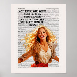 En degenen die werden gezien dansen ~~~~ poster