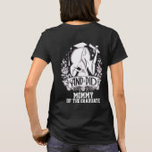 EN DID Urban Vrouw Silhouette Trendy Afstuderen T-shirt (Achterkant)