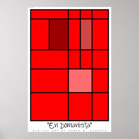 En Domanista Poster (Voorkant)