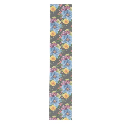  en donkere Floral Medium Tafelloper (Voorkant)