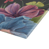  en donkere Floral Snijplank (Hoek)