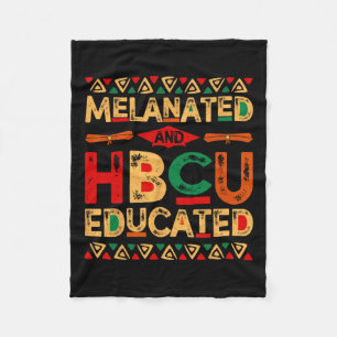 En door HBCU opgeleide Africa Pride Black History Fleece Deken