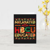 En door HBCU opgeleide Africa Pride Black History  Kaart (Gele Bloem)