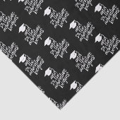 En dus begint het avontuur - Afstuderen Tissuepapier (Detail)