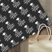 En dus begint het avontuur - Afstuderen Tissuepapier