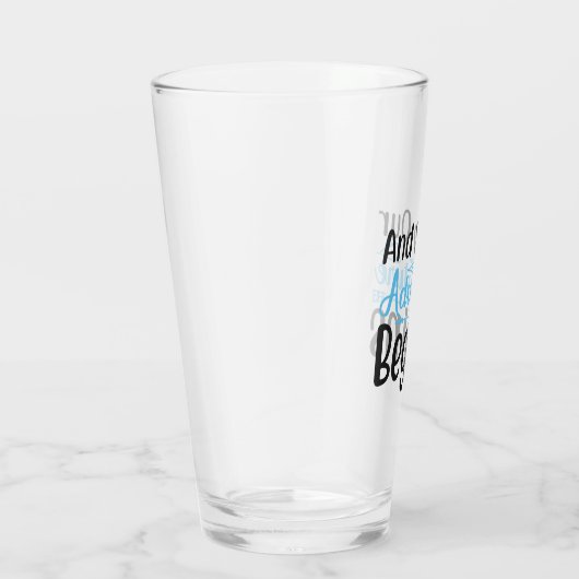 En dus begint ons avontuur | Pas getrouwd Cadeau Glas (Rechts)