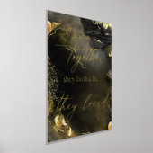 En dus bouwden ze samen een leven dat ze liefhadde folie afdrukken (Laagn)