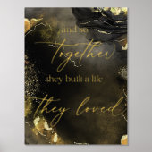 En dus bouwden ze samen een leven dat ze liefhadde folie afdrukken (Voorkant)