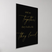 En dus bouwden ze samen een leven dat ze van veel  folie afdrukken (Laagn)