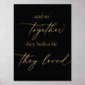 En dus bouwden ze samen een leven dat ze van veel  folie afdrukken (Voorkant)