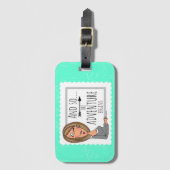 en dus...het avontuur begint bagagelabel (Voorkant (verticaal))