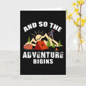 En dus het avontuur kaart (Gele Bloem)