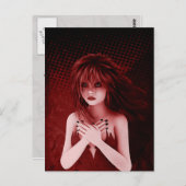 En dus krijgt ze Briefkaart voor Gothic Art (Voorkant / Achterkant)