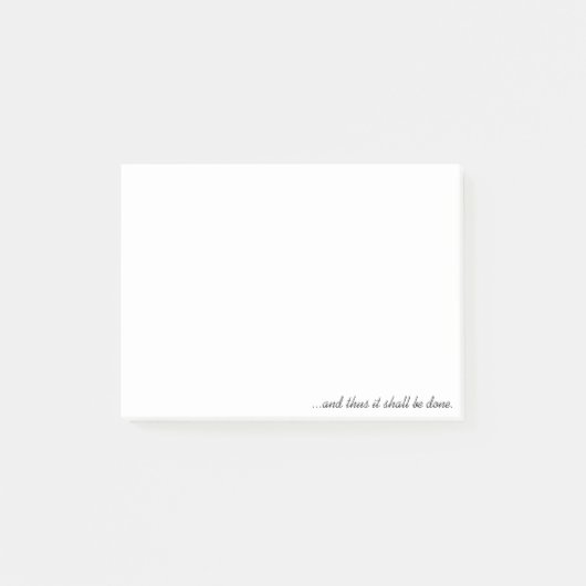 ...en dus moet het gebeuren post-it® notes (Voorkant)