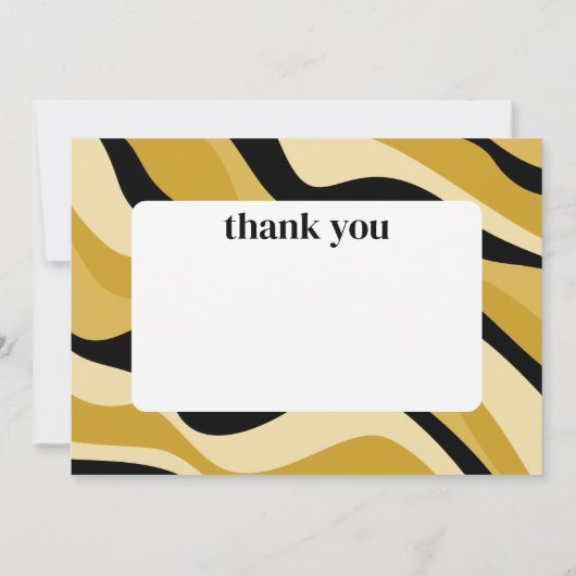 En dus wacht het avontuur - Foto Bedankkaart (Achterkant)