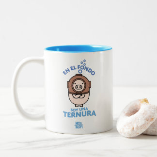 │En e l fondo soy una ternura Tweekleurige Koffiemok