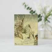 En een Fairy Song - Arthur Rackham Briefkaart (Staand voorkant)