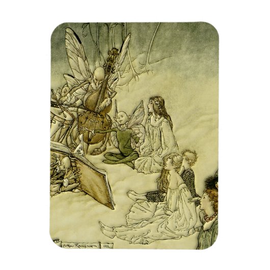 En een Fairy Song - Arthur Rackham Magneet (Verticaal)