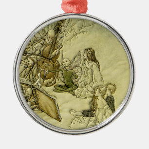 En een Fairy Song - Arthur Rackham Metalen Ornament