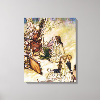 En een Fairy Song van Arthur Rackham Canvas Afdruk