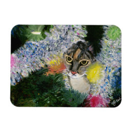 En een kat in een kerstboom magneet