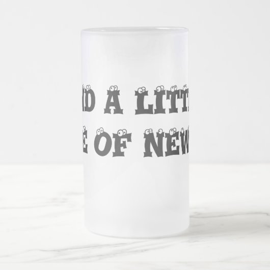 EN EEN KLEIN OGEN VAN NIEUWT! MATGLAS BIERPUL (Center)