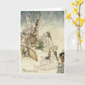 En een Lied van de Fee Kaart (Gele Bloem)