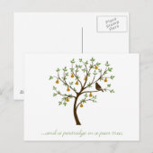 En een partridge in een perenboom briefkaart (Voorkant / Achterkant)