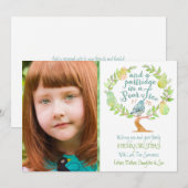 En een partridge in een perenboom feestdagenkaart (Voorkant / Achterkant)