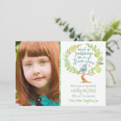 En een partridge in een perenboom feestdagenkaart (Staand voorkant)