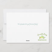 En een partridge in een perenboom feestdagenkaart (Achterkant)