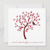 En een partridge in een perenboom kaart (Voorkant)