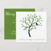 En een partridge in een perenboom kaart (Voorkant / Achterkant)