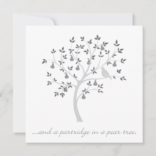 En een partridge in een perenboom kaart (Voorkant)