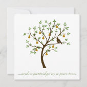 En een partridge in een perenboom kaart (Voorkant)