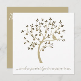 En een partridge in een perenboom kaart