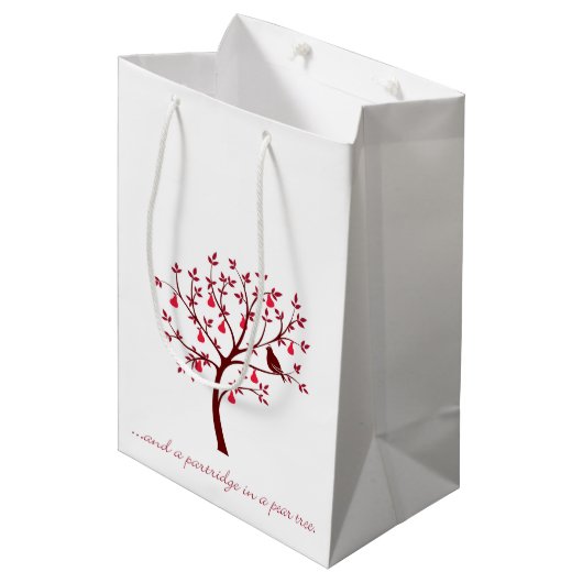 En een partridge in een perenboom medium cadeauzakje (Voorkant Gekanteld)