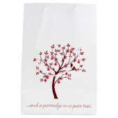 En een partridge in een perenboom medium cadeauzakje (Achterkant)