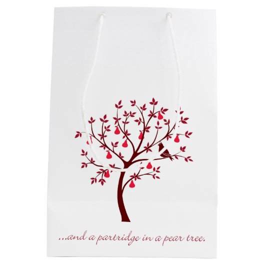 En een partridge in een perenboom medium cadeauzakje (Achterkant)