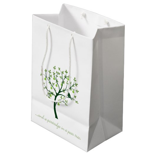 En een partridge in een perenboom medium cadeauzakje (Achterkant Gekanteld)
