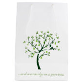 En een partridge in een perenboom medium cadeauzakje (Achterkant)