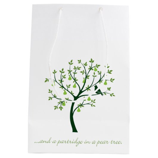 En een partridge in een perenboom medium cadeauzakje (Achterkant)