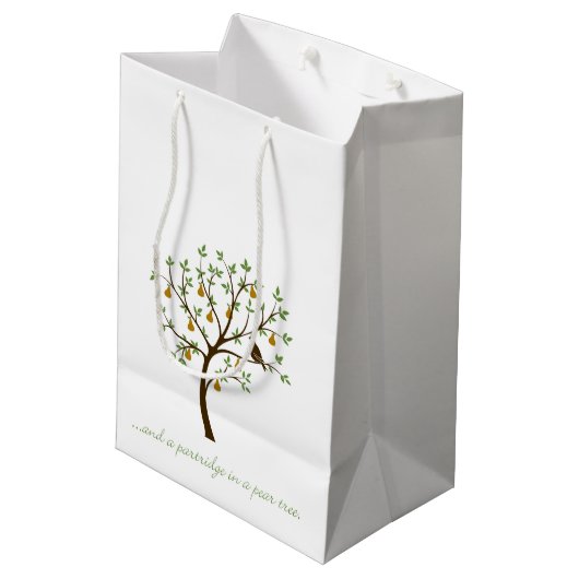 En een partridge in een perenboom medium cadeauzakje (Achterkant Gekanteld)