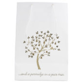 En een partridge in een perenboom medium cadeauzakje (Achterkant)