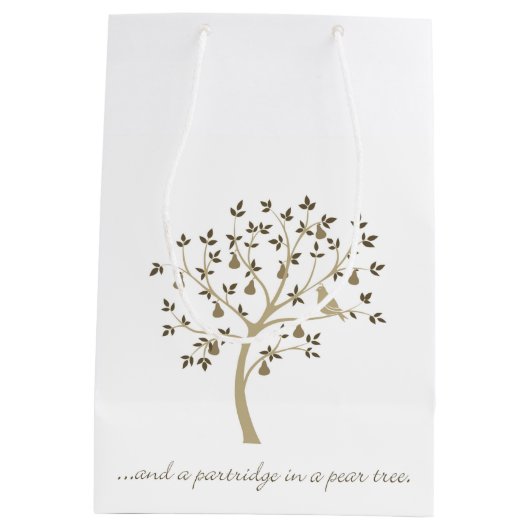 En een partridge in een perenboom medium cadeauzakje (Achterkant)