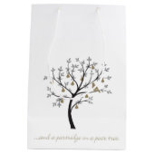 En een partridge in een perenboom medium cadeauzakje (Achterkant)