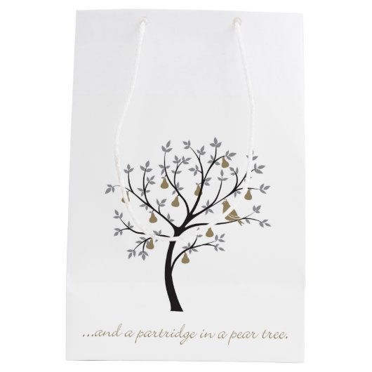 En een partridge in een perenboom medium cadeauzakje (Achterkant)