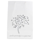 En een partridge in een perenboom medium cadeauzakje (Achterkant)