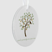 En een partridge in een perenboom ornament (voorkant)