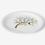 En een partridge in een perenboom papieren bordje (Gekanteld)